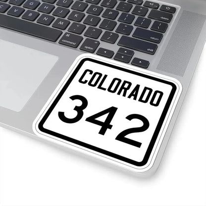 Colorado 342 1946 (Colorado) (Road Sign) STICKER Vinyl Kiss-Cut Decal - The Sticker Space
