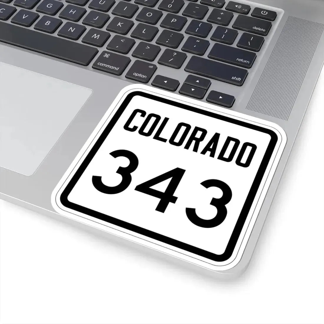 Colorado 343 1946 (Colorado) (Road Sign) STICKER Vinyl Kiss-Cut Decal - The Sticker Space