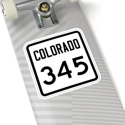 Colorado 345 1946 (Colorado) (Road Sign) STICKER Vinyl Kiss-Cut Decal - The Sticker Space