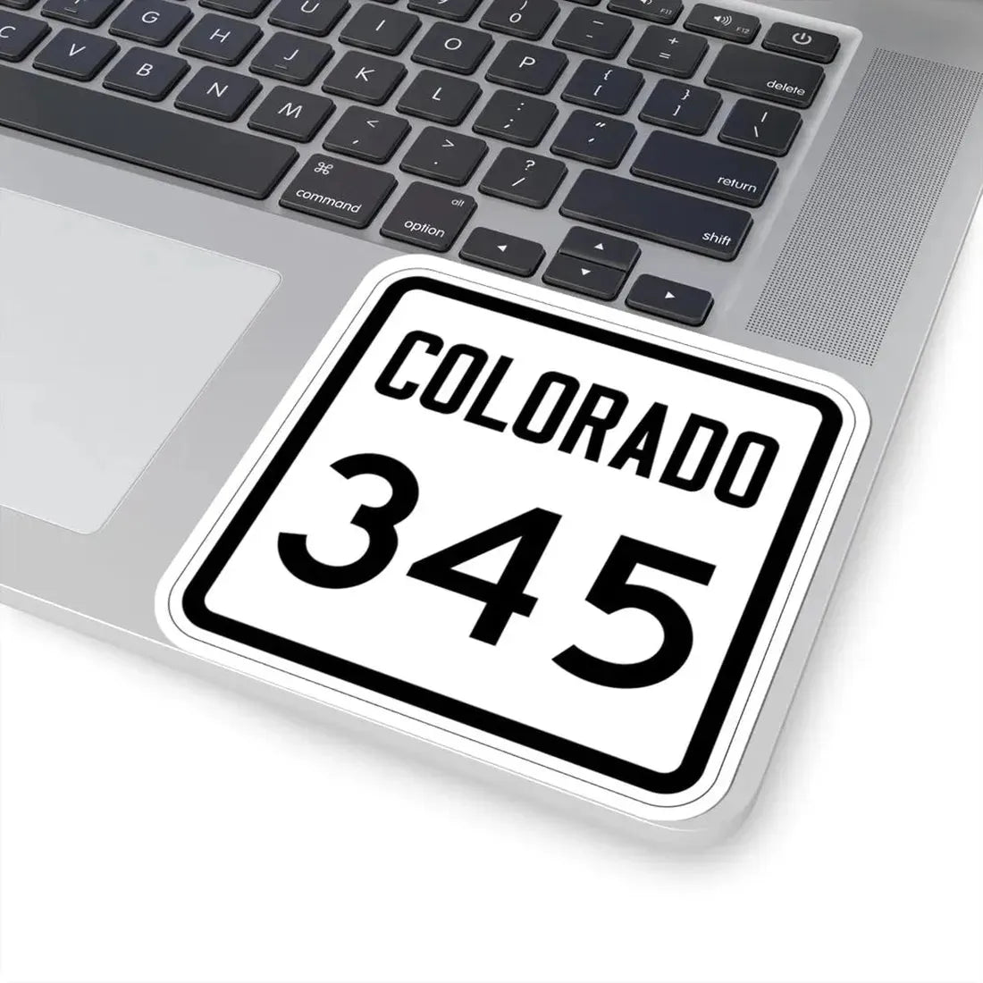 Colorado 345 1946 (Colorado) (Road Sign) STICKER Vinyl Kiss-Cut Decal - The Sticker Space
