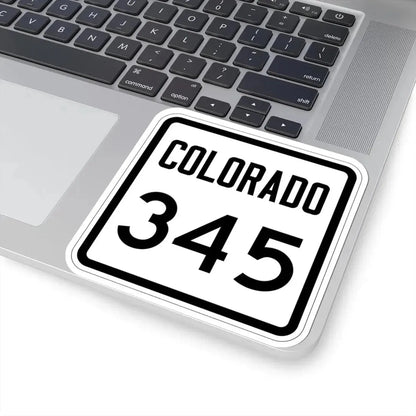 Colorado 345 1946 (Colorado) (Road Sign) STICKER Vinyl Kiss-Cut Decal - The Sticker Space
