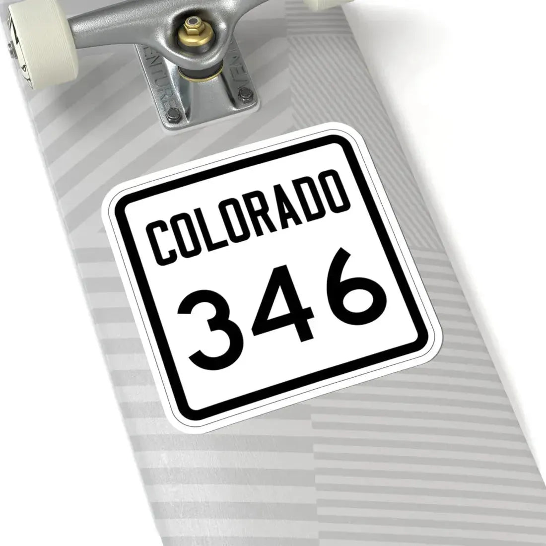Colorado 346 1946 (Colorado) (Road Sign) STICKER Vinyl Kiss-Cut Decal - The Sticker Space