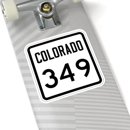 Colorado 349 1946 (Colorado) (Road Sign) STICKER Vinyl Kiss-Cut Decal - The Sticker Space