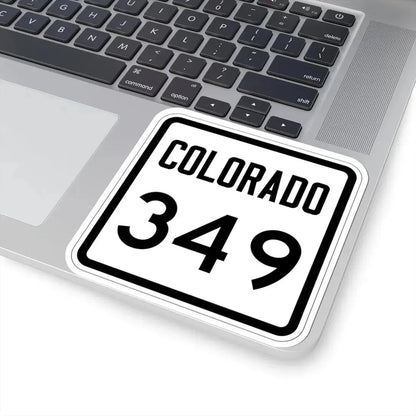Colorado 349 1946 (Colorado) (Road Sign) STICKER Vinyl Kiss-Cut Decal - The Sticker Space