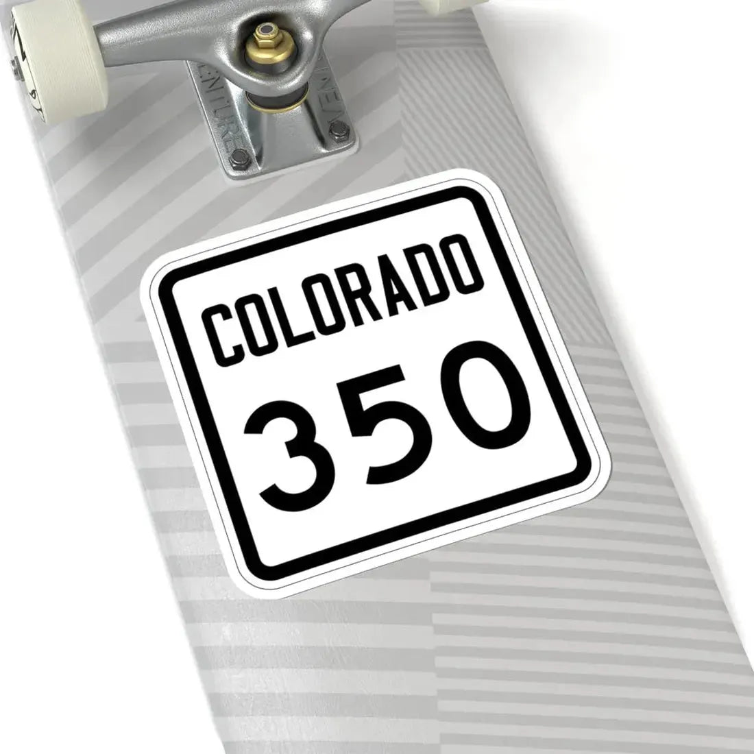 Colorado 350 1946 (Colorado) (Road Sign) STICKER Vinyl Kiss-Cut Decal - The Sticker Space