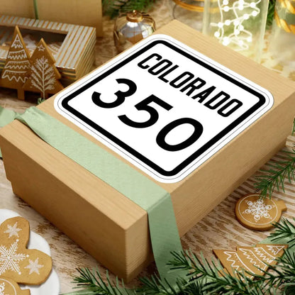 Colorado 350 1946 (Colorado) (Road Sign) STICKER Vinyl Kiss-Cut Decal - The Sticker Space