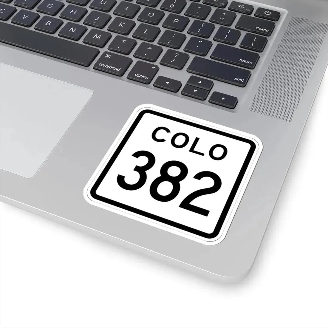 Colorado 382 1952 (Colorado) (Road Sign) STICKER Vinyl Kiss-Cut Decal - The Sticker Space