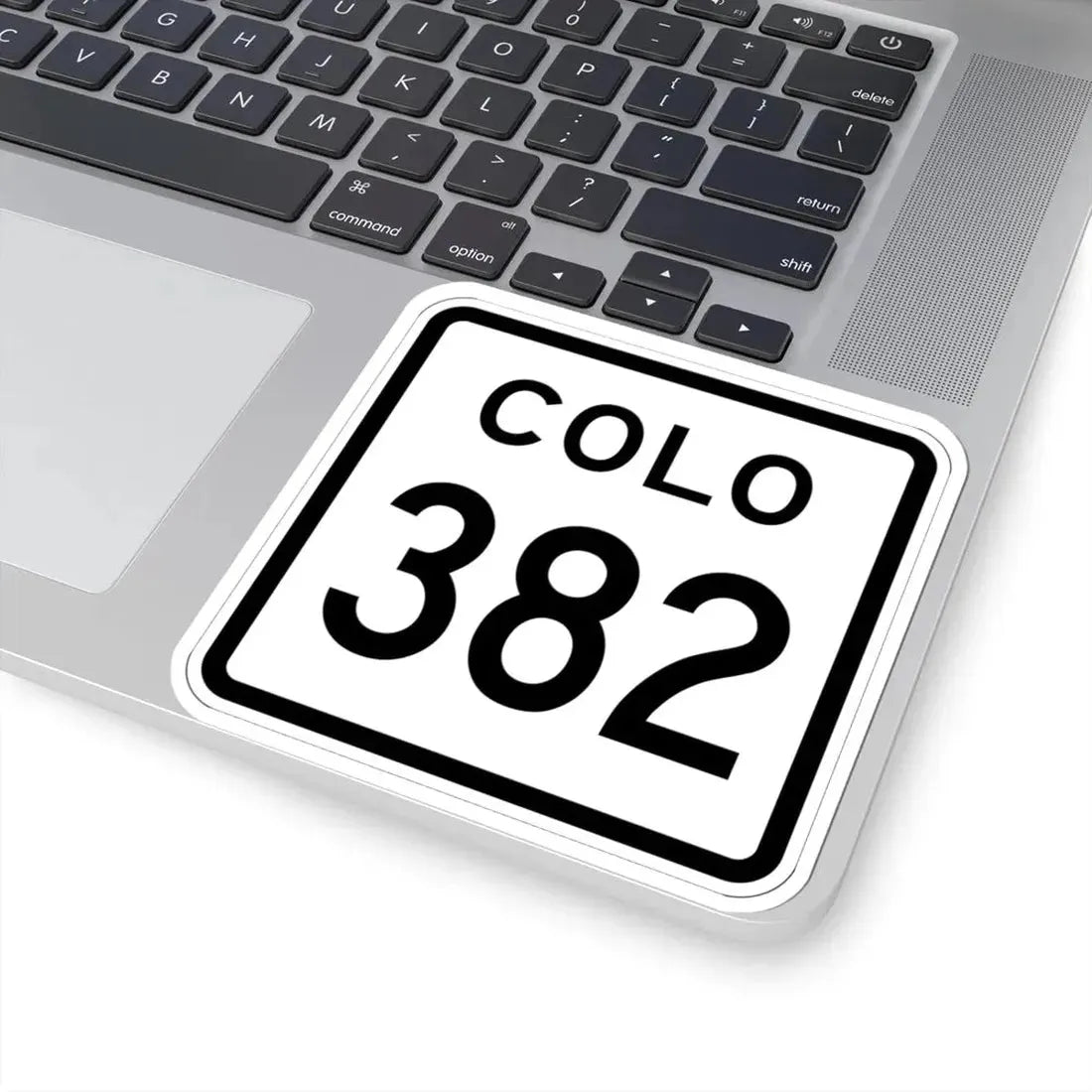 Colorado 382 1952 (Colorado) (Road Sign) STICKER Vinyl Kiss-Cut Decal - The Sticker Space