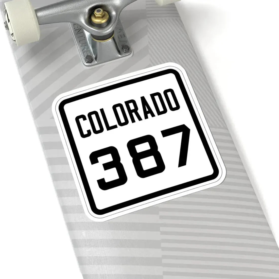 Colorado 387 1926 (Colorado) (Road Sign) STICKER Vinyl Kiss-Cut Decal - The Sticker Space