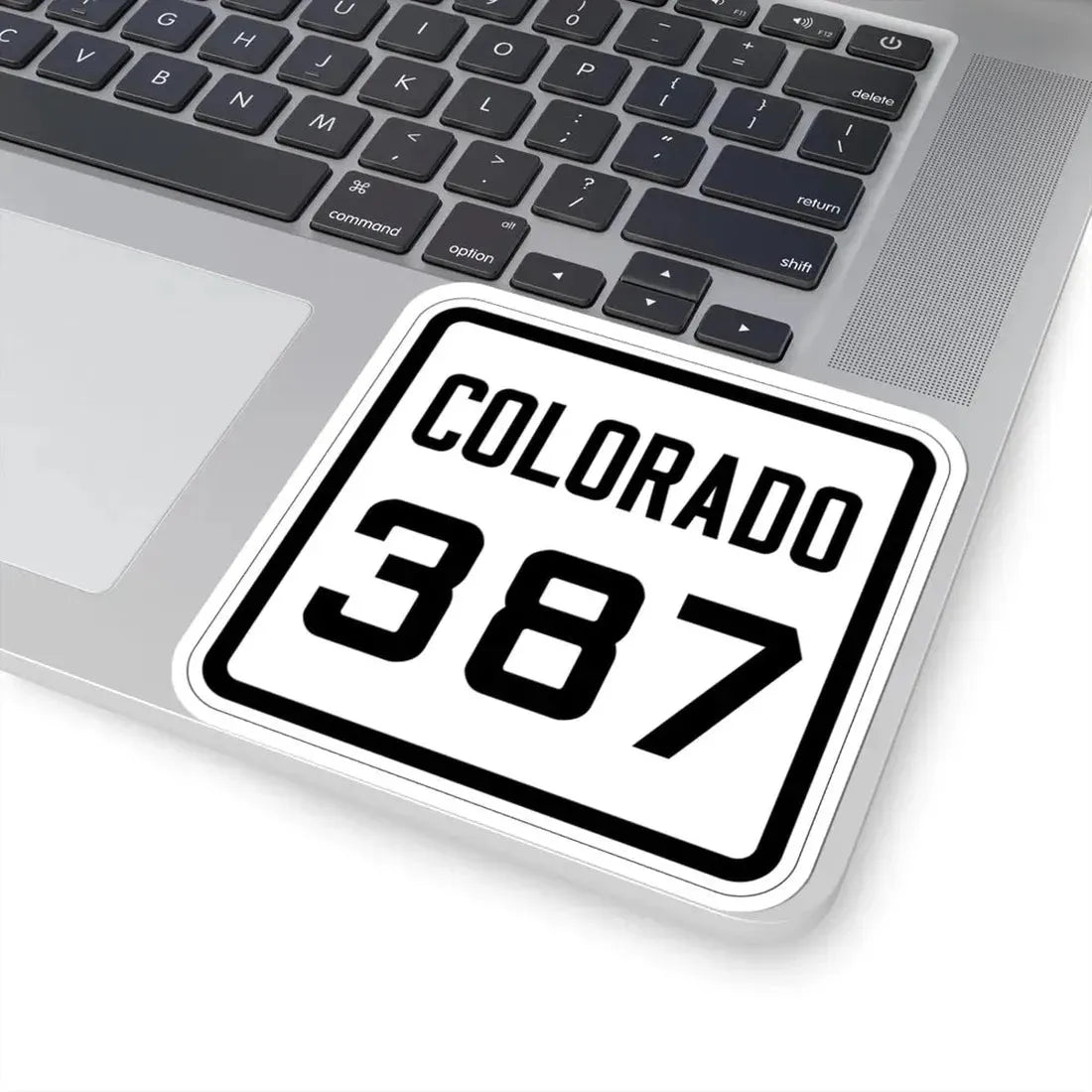 Colorado 387 1926 (Colorado) (Road Sign) STICKER Vinyl Kiss-Cut Decal - The Sticker Space