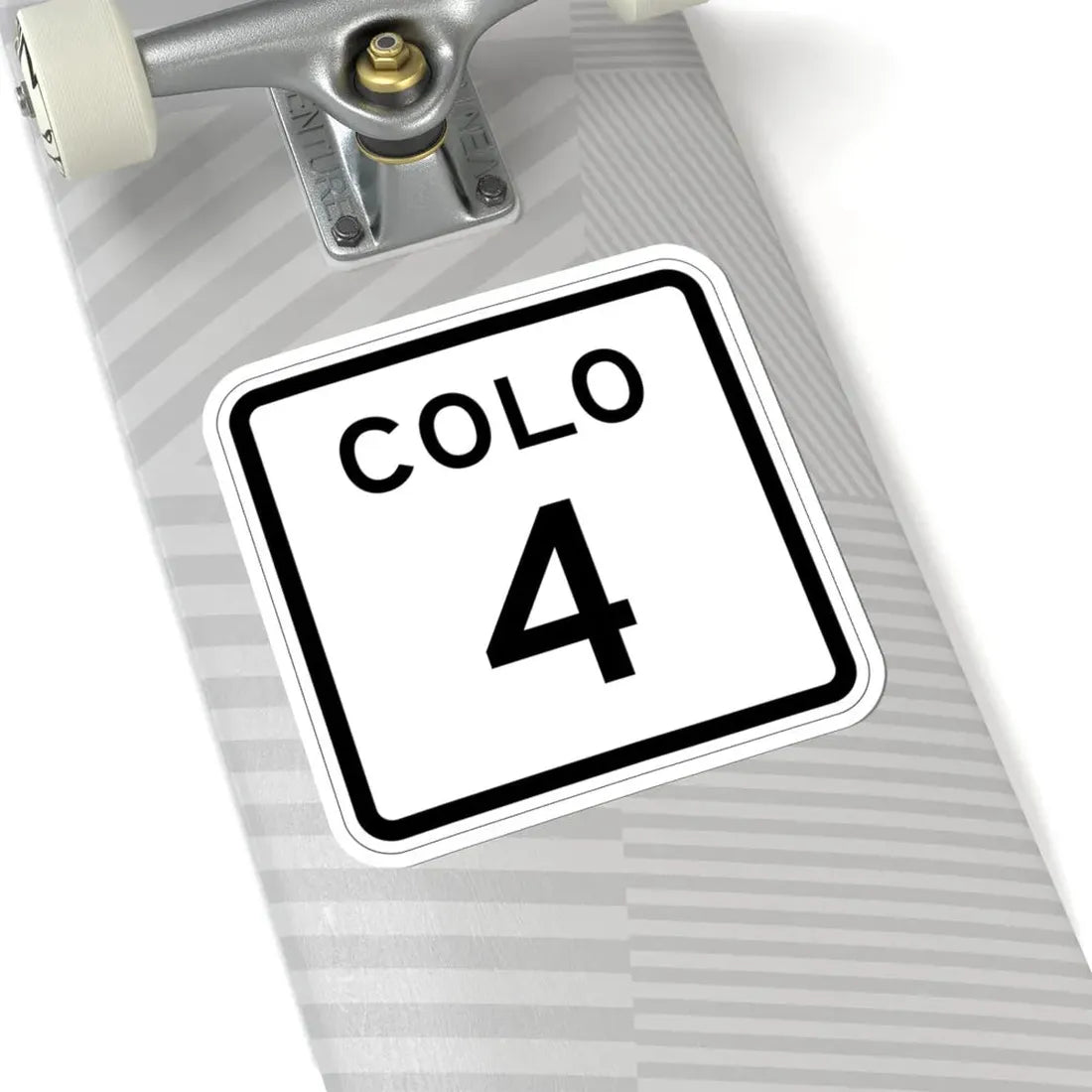 Colorado 4 1952 (Colorado) (Road Sign) STICKER Vinyl Kiss-Cut Decal - The Sticker Space