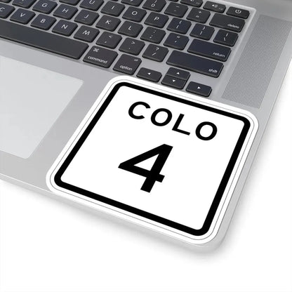Colorado 4 1952 (Colorado) (Road Sign) STICKER Vinyl Kiss-Cut Decal - The Sticker Space