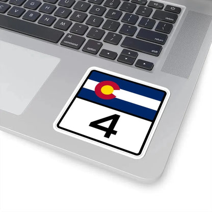 Colorado 4 (Colorado) (Road Sign) STICKER Vinyl Kiss-Cut Decal - The Sticker Space