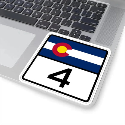 Colorado 4 (Colorado) (Road Sign) STICKER Vinyl Kiss-Cut Decal - The Sticker Space