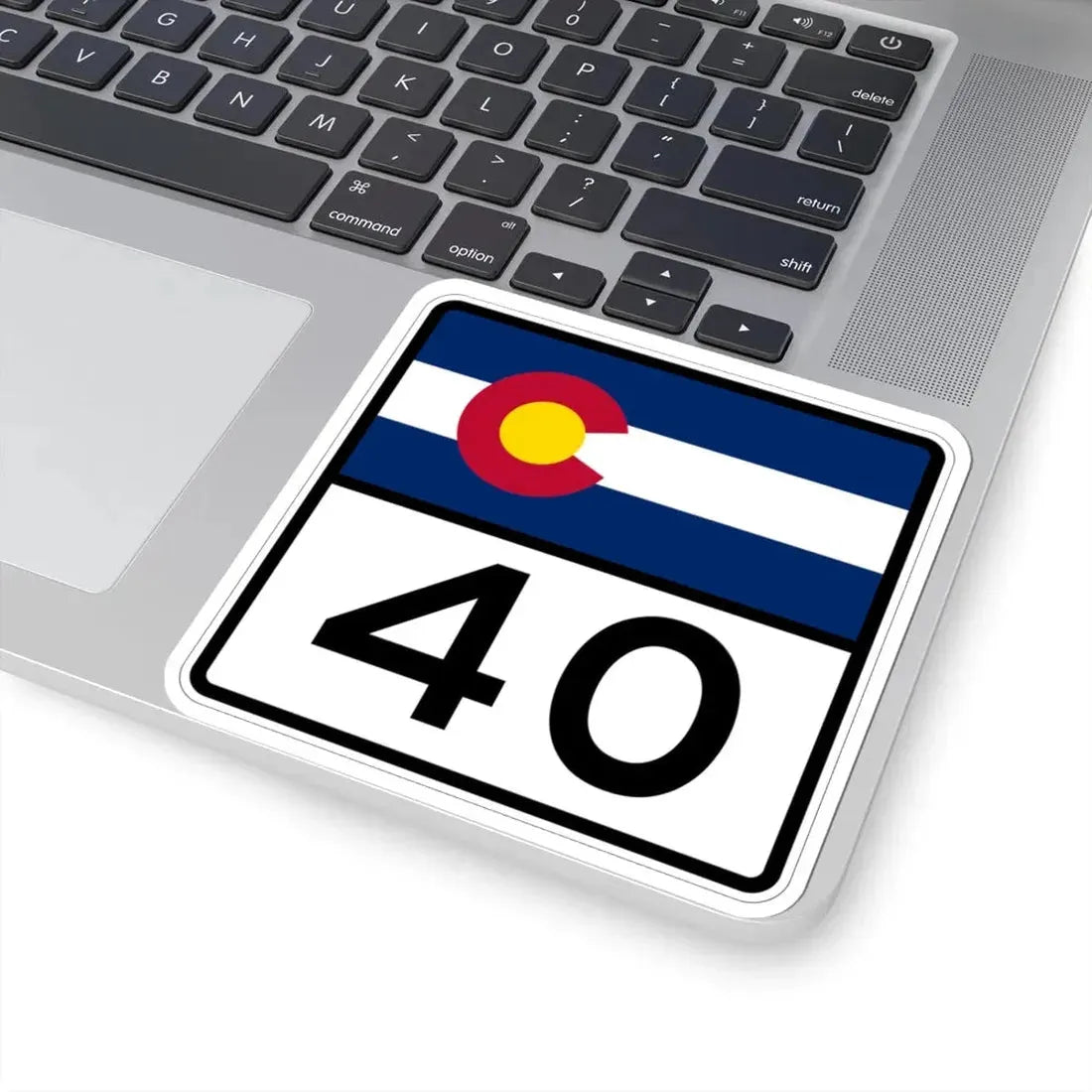 Colorado 40 (Colorado) (Road Sign) STICKER Vinyl Kiss-Cut Decal - The Sticker Space