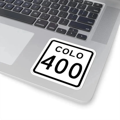 Colorado 400 1952 (Colorado) (Road Sign) STICKER Vinyl Kiss-Cut Decal - The Sticker Space