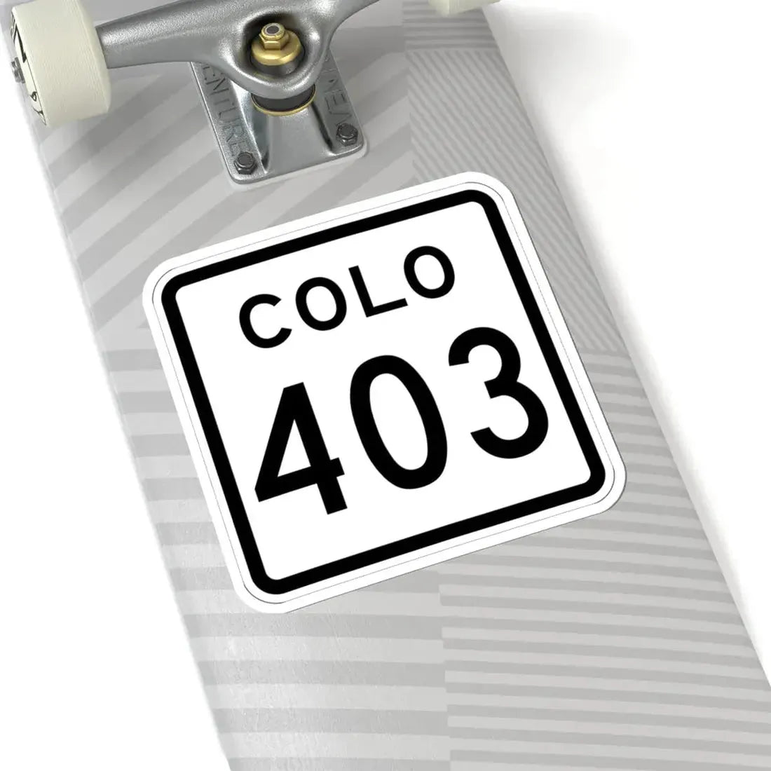 Colorado 403 1952 (Colorado) (Road Sign) STICKER Vinyl Kiss-Cut Decal - The Sticker Space