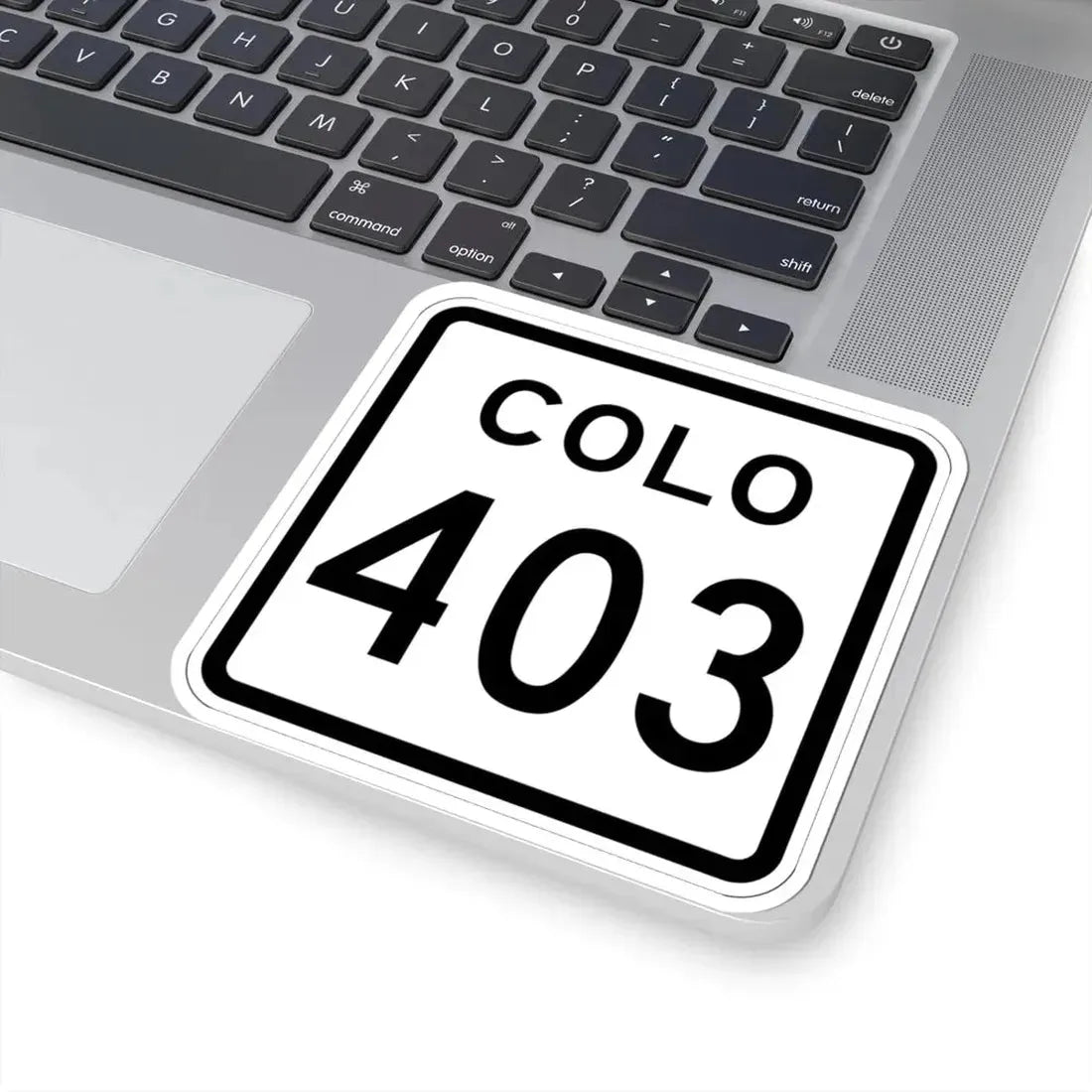 Colorado 403 1952 (Colorado) (Road Sign) STICKER Vinyl Kiss-Cut Decal - The Sticker Space