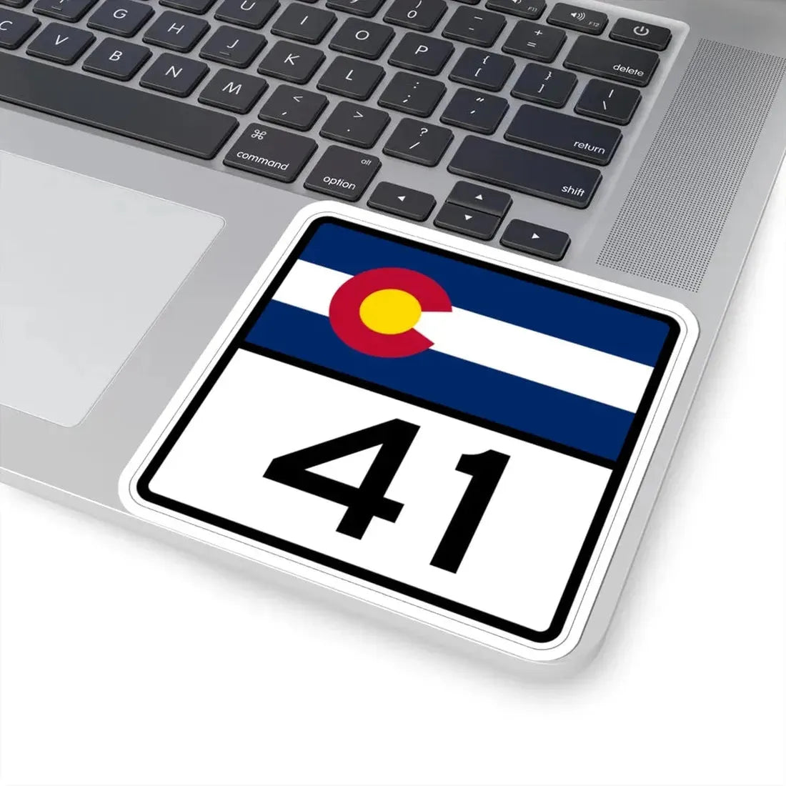 Colorado 41 (Colorado) (Road Sign) STICKER Vinyl Kiss-Cut Decal - The Sticker Space