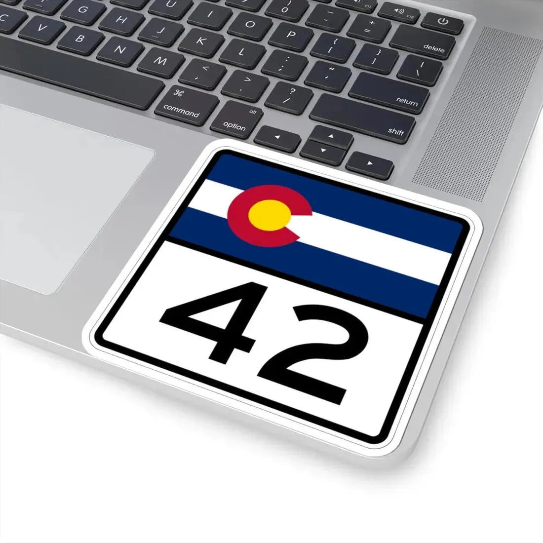 Colorado 42 (Colorado) (Road Sign) STICKER Vinyl Kiss-Cut Decal - The Sticker Space