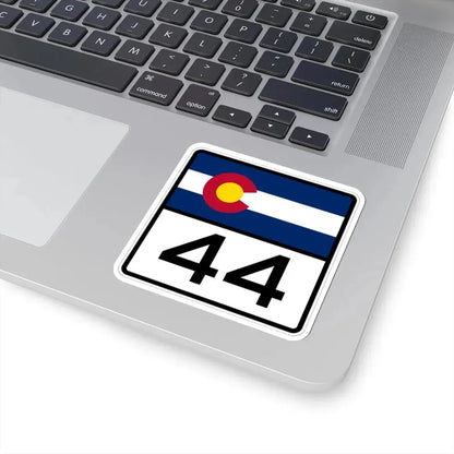 Colorado 44 (Colorado) (Road Sign) STICKER Vinyl Kiss-Cut Decal - The Sticker Space