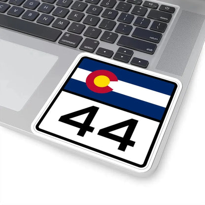 Colorado 44 (Colorado) (Road Sign) STICKER Vinyl Kiss-Cut Decal - The Sticker Space