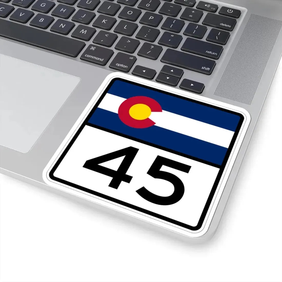 Colorado 45 (Colorado) (Road Sign) STICKER Vinyl Kiss-Cut Decal - The Sticker Space