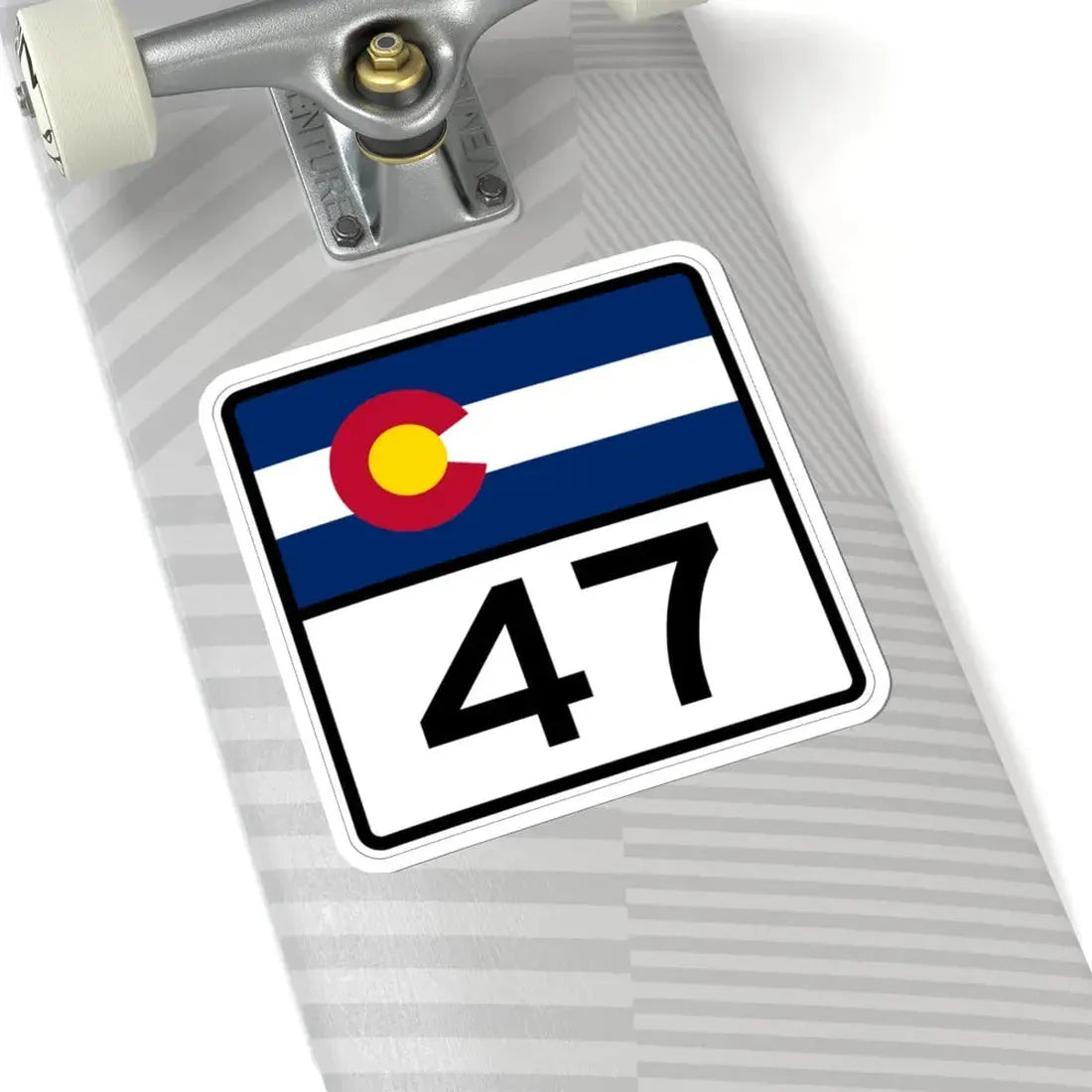 Colorado 47 (Colorado) (Road Sign) STICKER Vinyl Kiss-Cut Decal - The Sticker Space