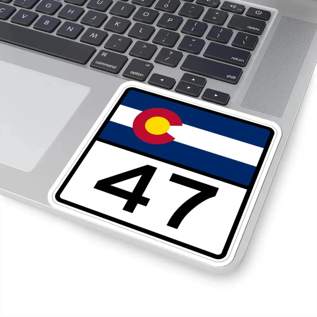 Colorado 47 (Colorado) (Road Sign) STICKER Vinyl Kiss-Cut Decal - The Sticker Space