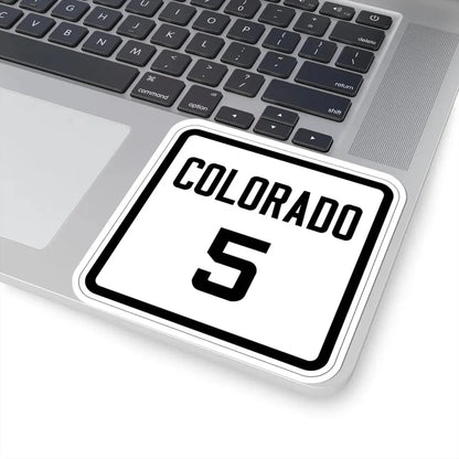 Colorado 5 1926 (Colorado) (Road Sign) STICKER Vinyl Kiss-Cut Decal - The Sticker Space