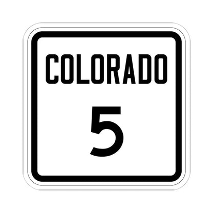 Colorado 5 1946 (Colorado) (Road Sign) STICKER Vinyl Kiss-Cut Decal 6 Inch White - The Sticker Space