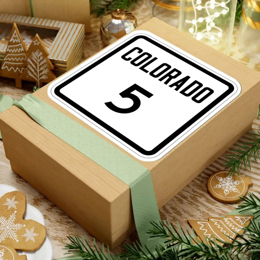 Colorado 5 1946 (Colorado) (Road Sign) STICKER Vinyl Kiss-Cut Decal - The Sticker Space