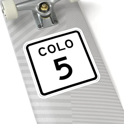 Colorado 5 1952 (Colorado) (Road Sign) STICKER Vinyl Kiss-Cut Decal - The Sticker Space