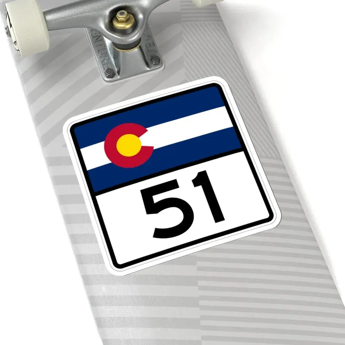 Colorado 51 (Colorado) (Road Sign) STICKER Vinyl Kiss-Cut Decal - The Sticker Space