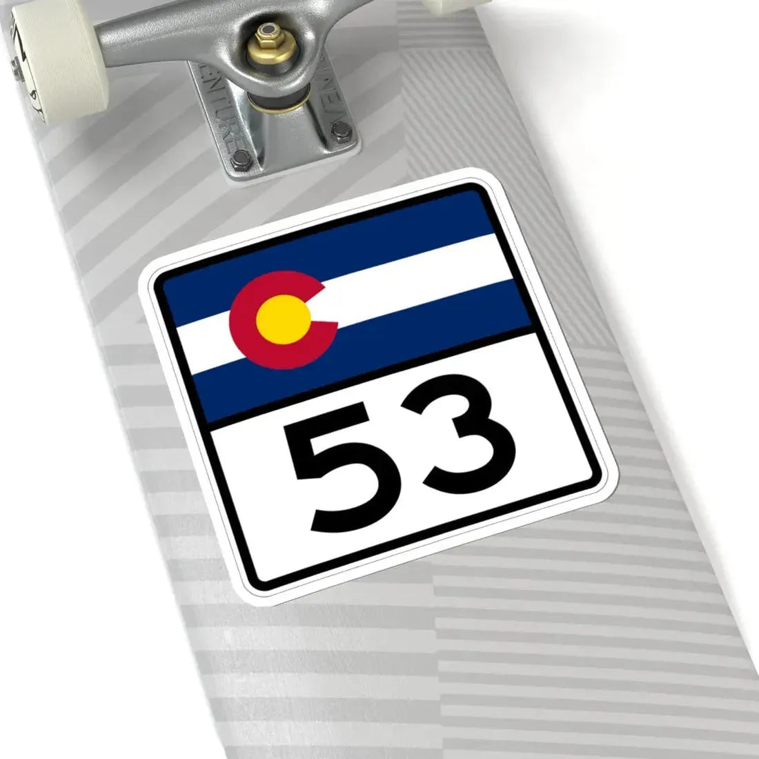 Colorado 53 (Colorado) (Road Sign) STICKER Vinyl Kiss-Cut Decal - The Sticker Space