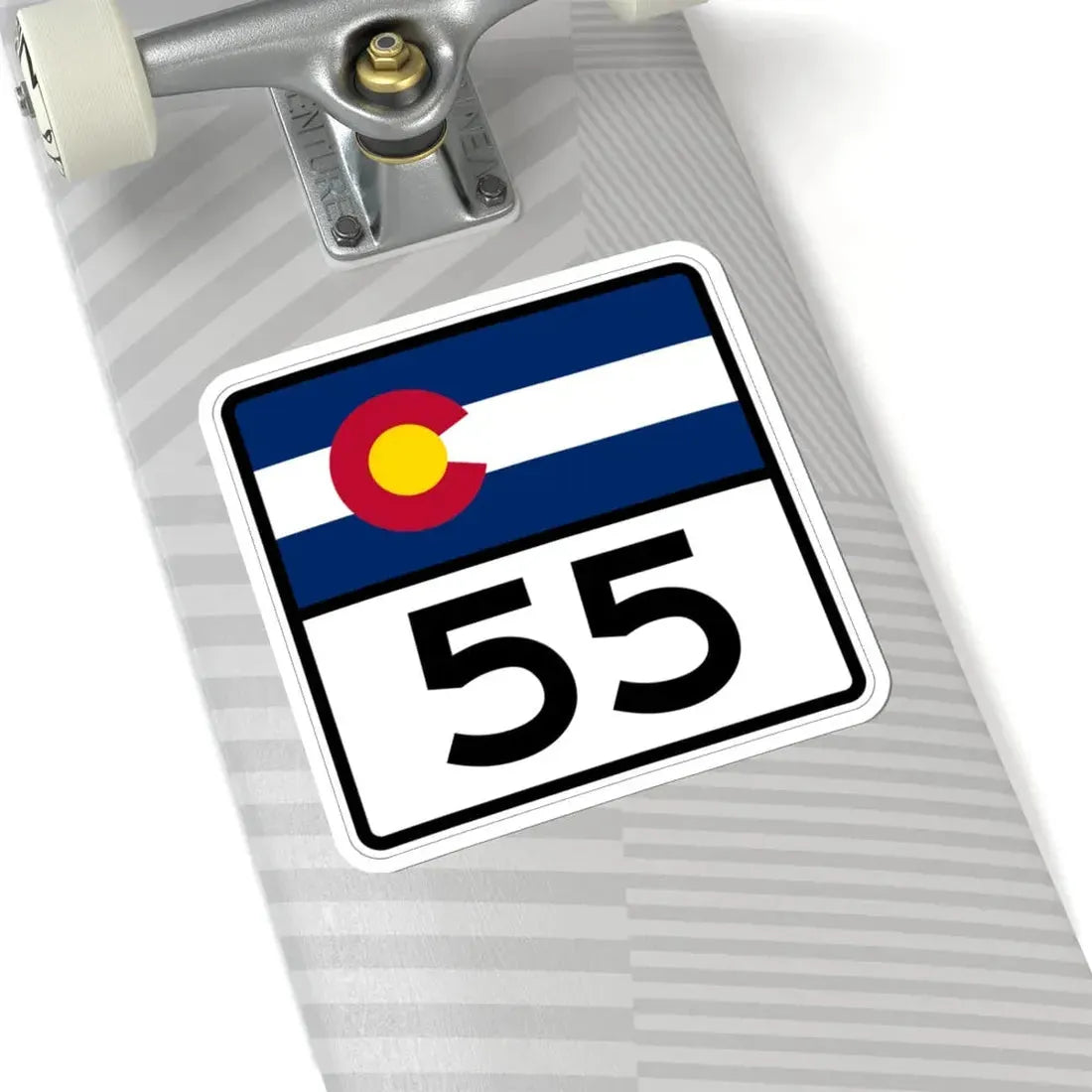Colorado 55 (Colorado) (Road Sign) STICKER Vinyl Kiss-Cut Decal - The Sticker Space