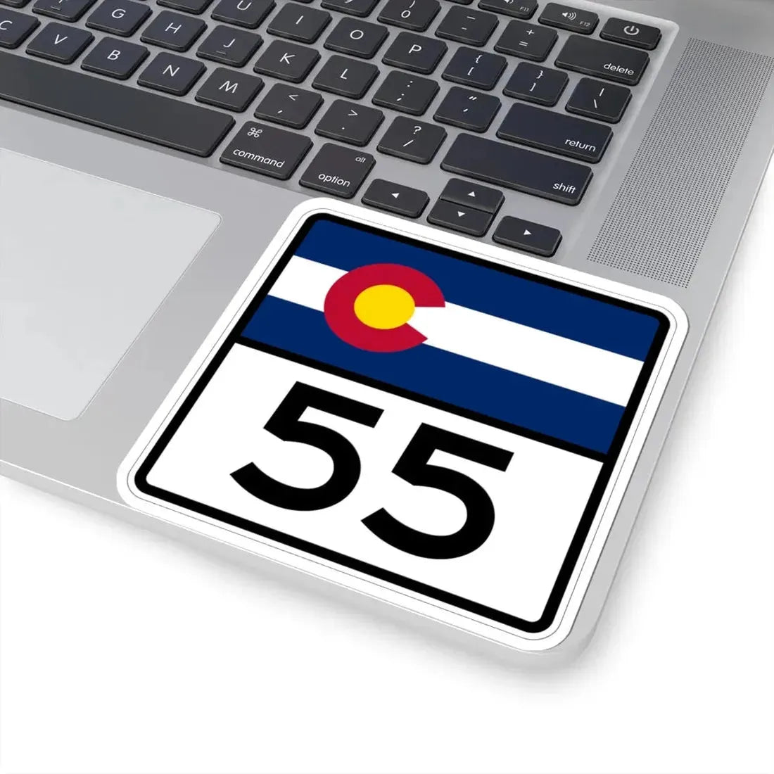Colorado 55 (Colorado) (Road Sign) STICKER Vinyl Kiss-Cut Decal - The Sticker Space