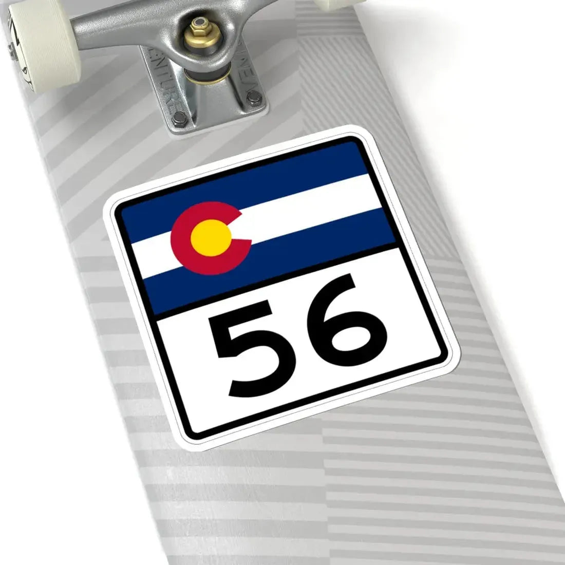 Colorado 56 (Colorado) (Road Sign) STICKER Vinyl Kiss-Cut Decal - The Sticker Space
