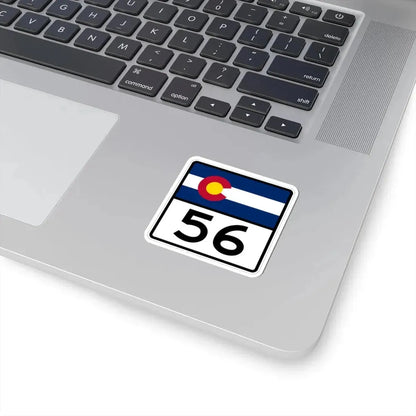 Colorado 56 (Colorado) (Road Sign) STICKER Vinyl Kiss-Cut Decal - The Sticker Space