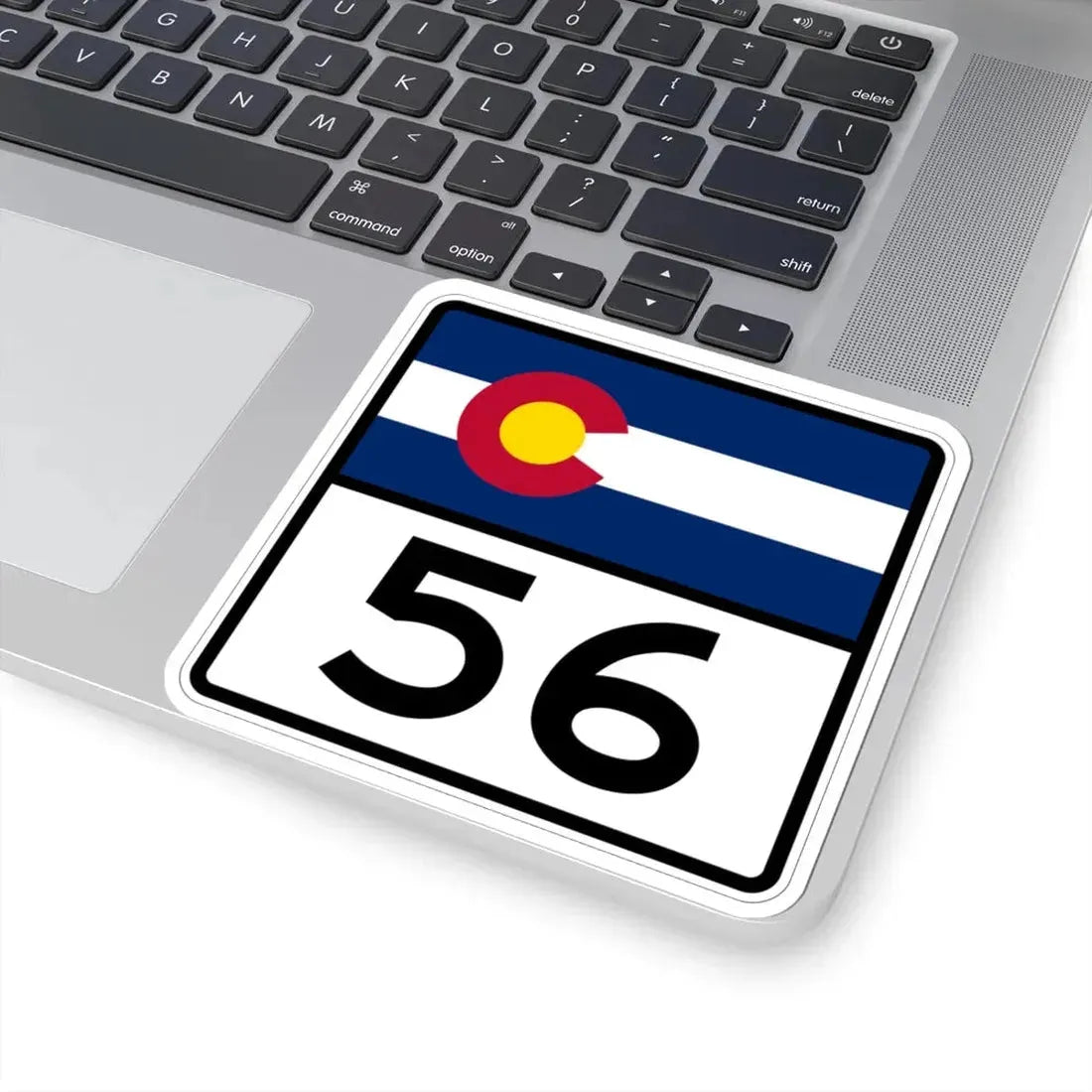 Colorado 56 (Colorado) (Road Sign) STICKER Vinyl Kiss-Cut Decal - The Sticker Space