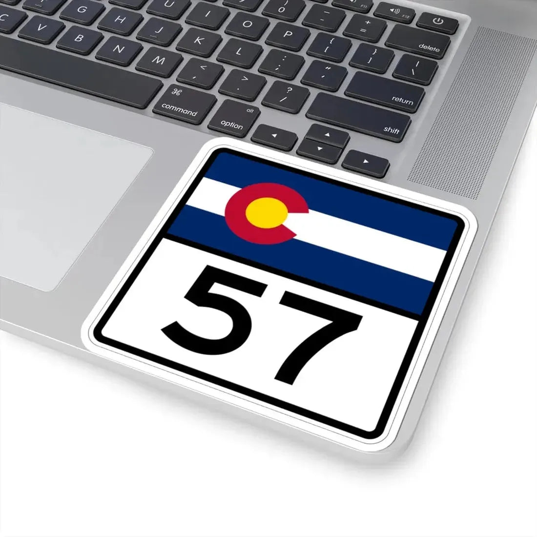 Colorado 57 (Colorado) (Road Sign) STICKER Vinyl Kiss-Cut Decal - The Sticker Space