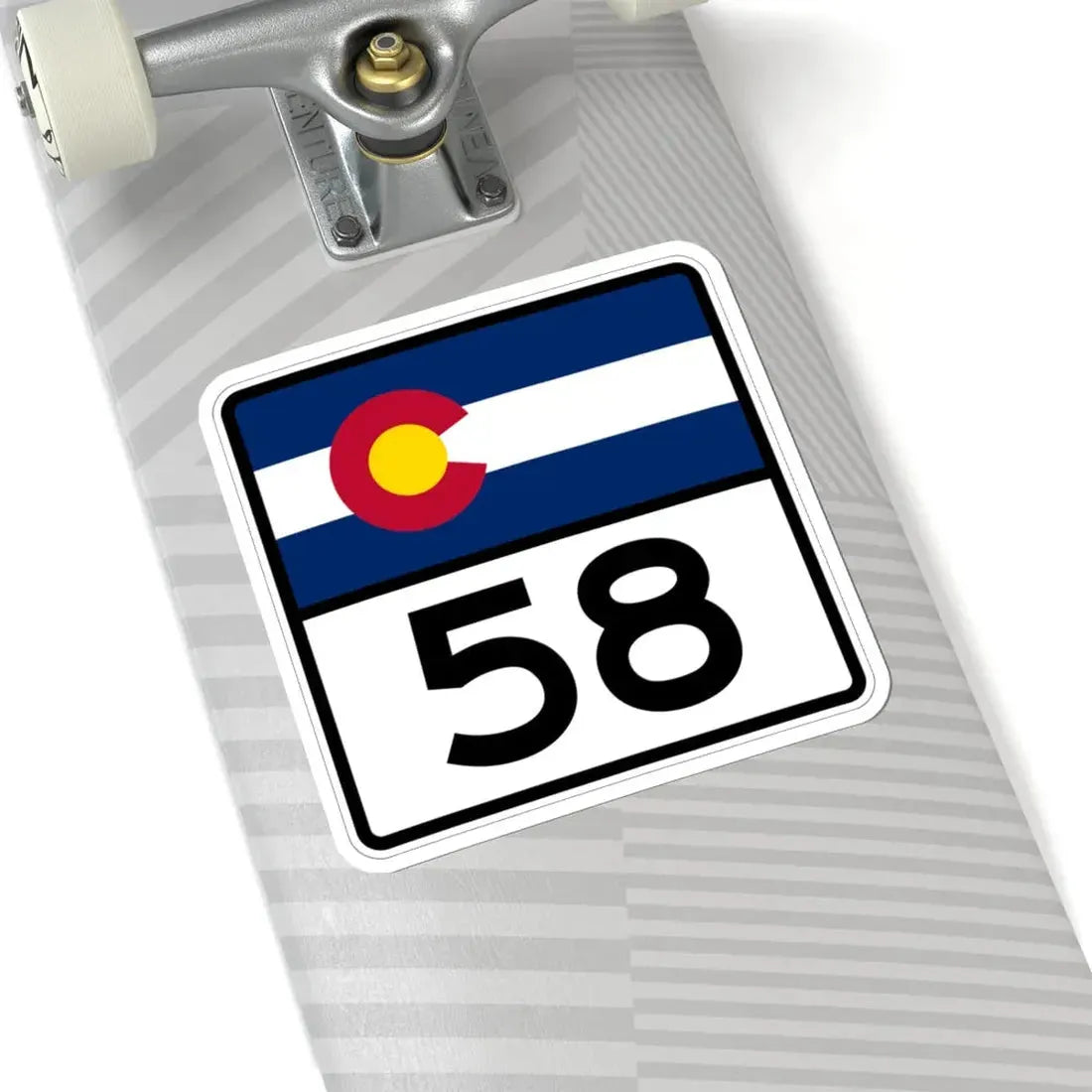 Colorado 58 (Colorado) (Road Sign) STICKER Vinyl Kiss-Cut Decal - The Sticker Space