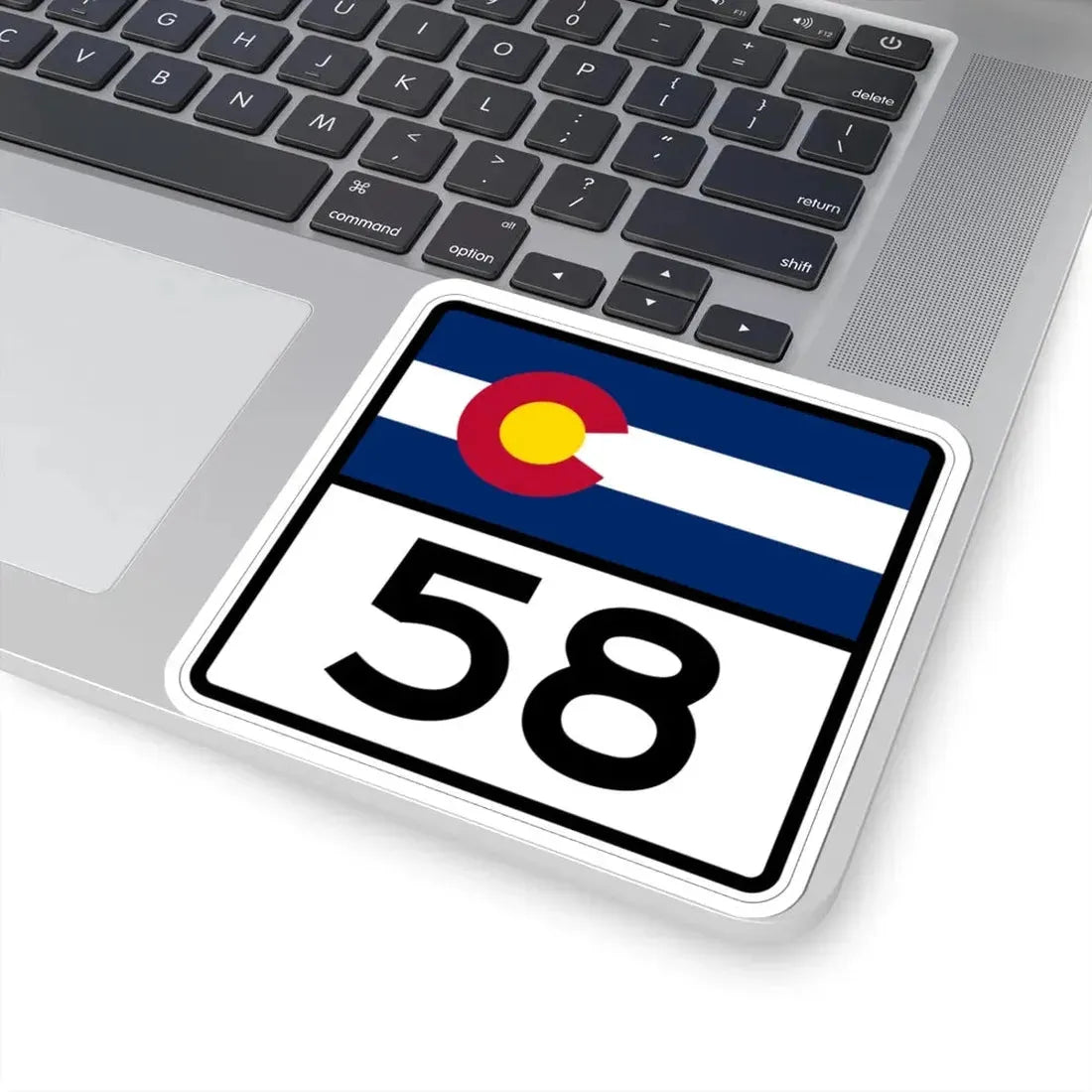 Colorado 58 (Colorado) (Road Sign) STICKER Vinyl Kiss-Cut Decal - The Sticker Space