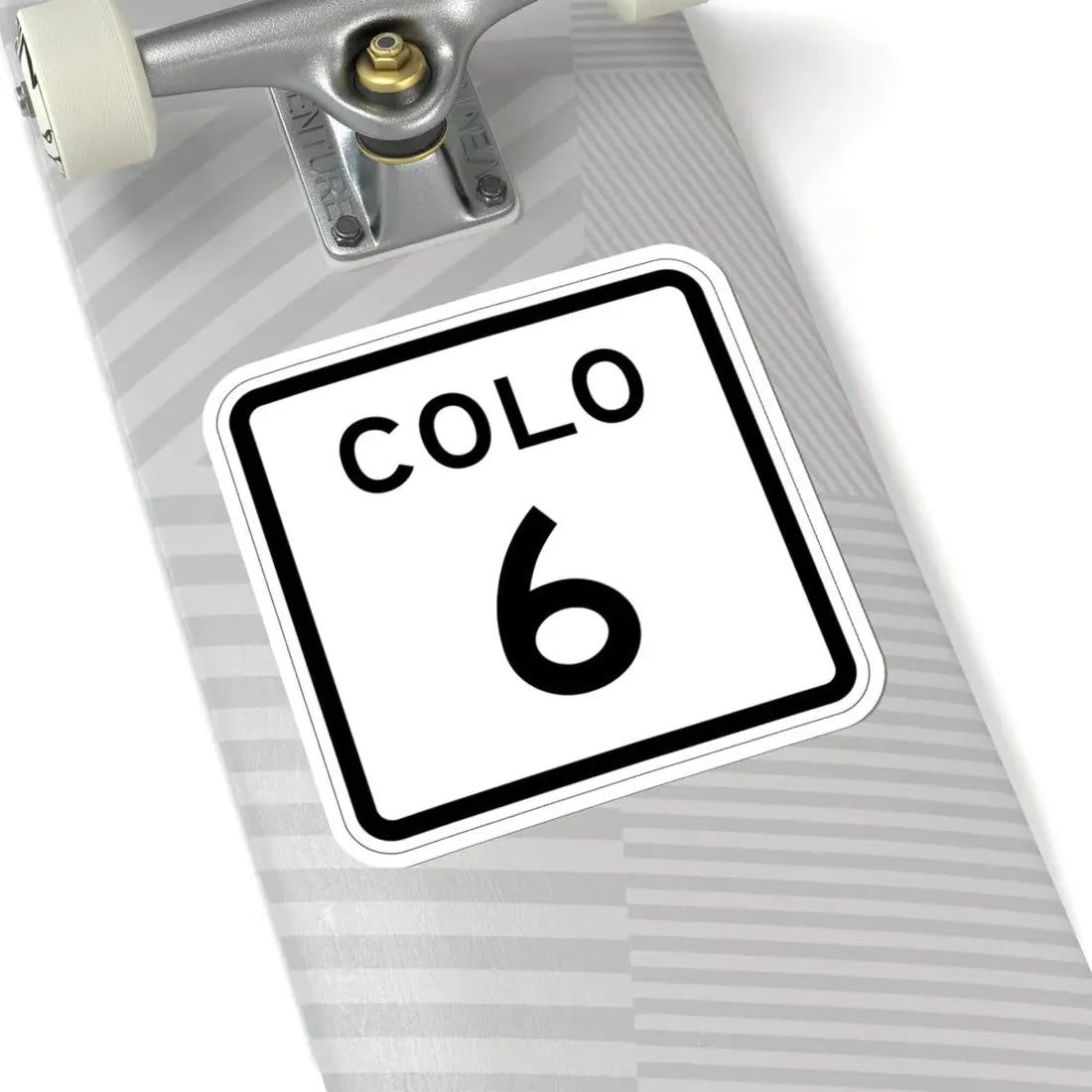 Colorado 6 1952 (Colorado) (Road Sign) STICKER Vinyl Kiss-Cut Decal - The Sticker Space