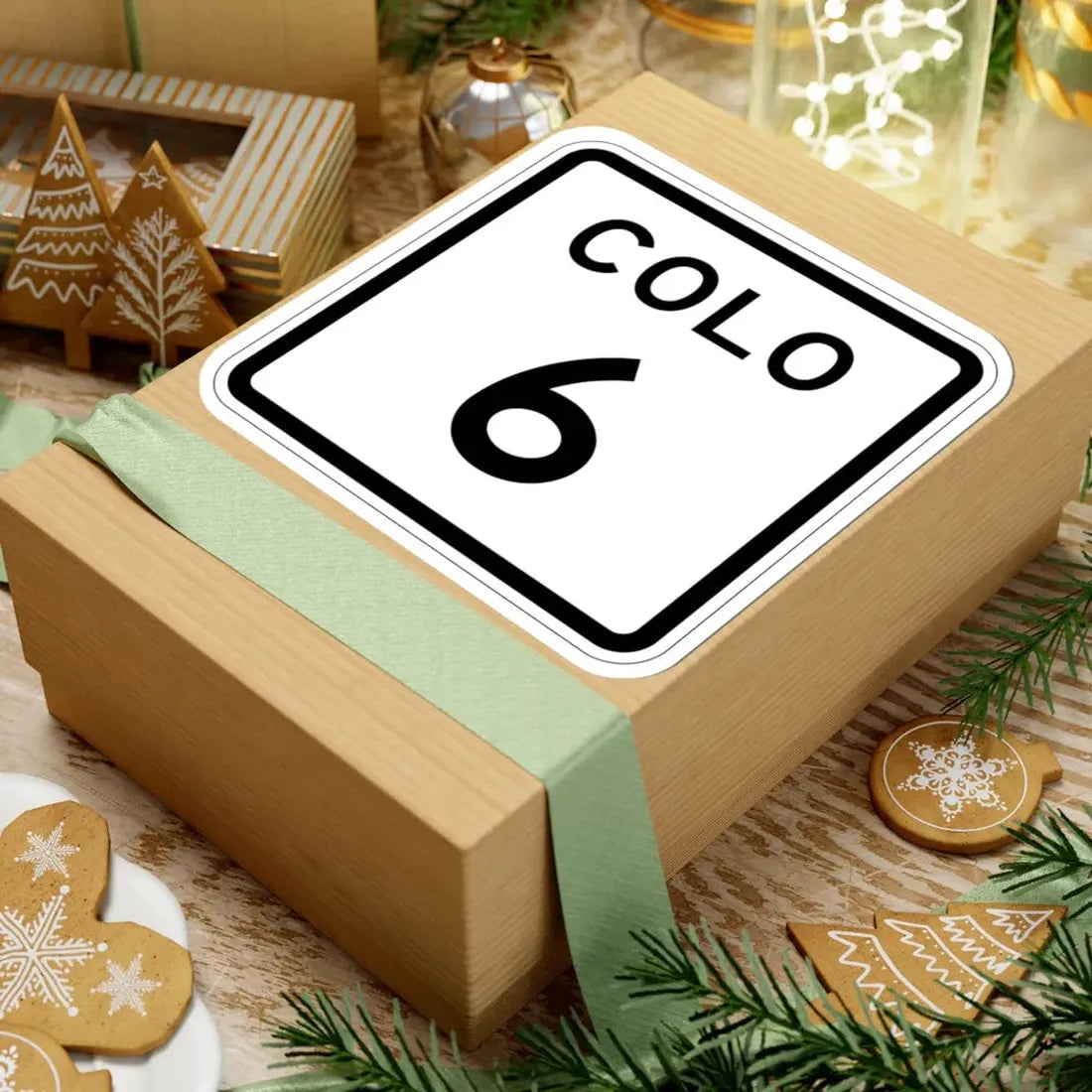 Colorado 6 1952 (Colorado) (Road Sign) STICKER Vinyl Kiss-Cut Decal - The Sticker Space