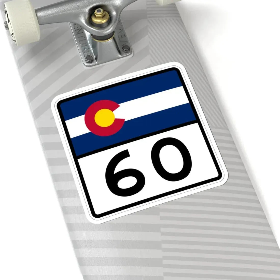 Colorado 60 (Colorado) (Road Sign) STICKER Vinyl Kiss-Cut Decal - The Sticker Space