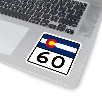 Colorado 60 (Colorado) (Road Sign) STICKER Vinyl Kiss-Cut Decal - The Sticker Space