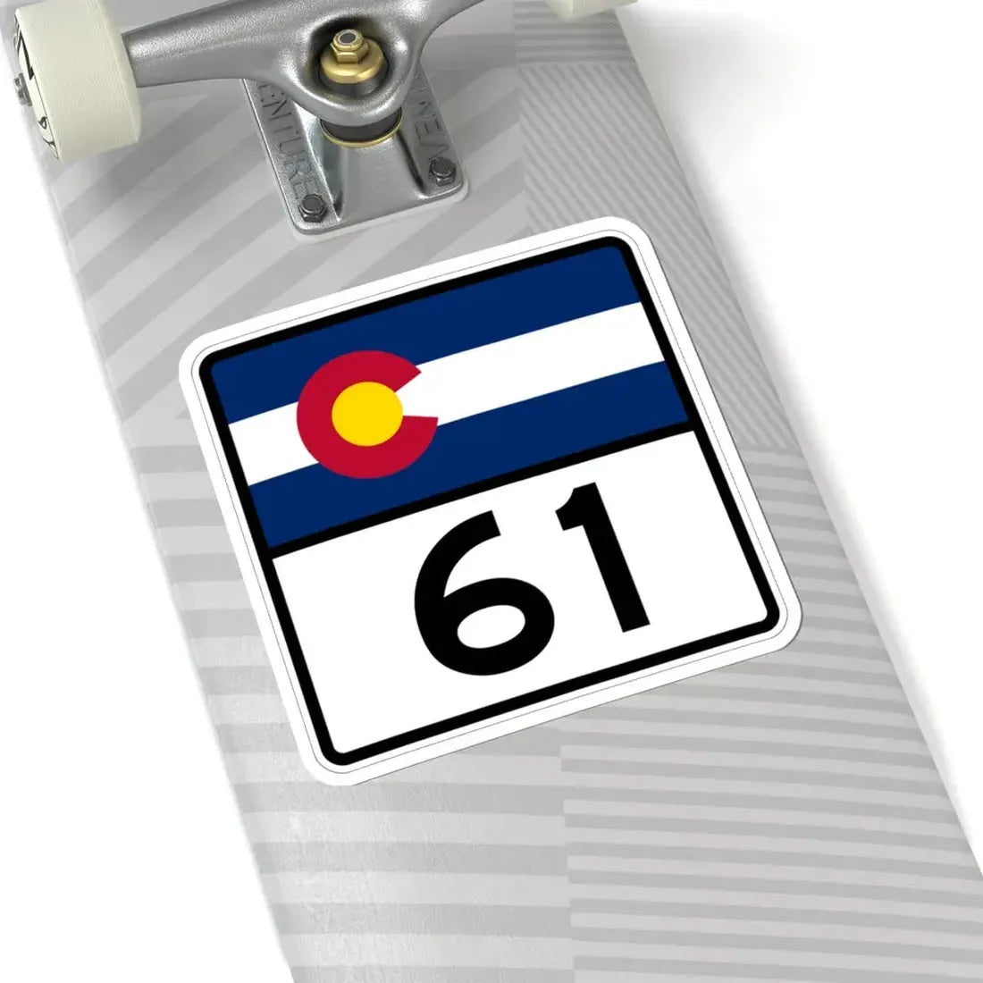 Colorado 61 (Colorado) (Road Sign) STICKER Vinyl Kiss-Cut Decal - The Sticker Space