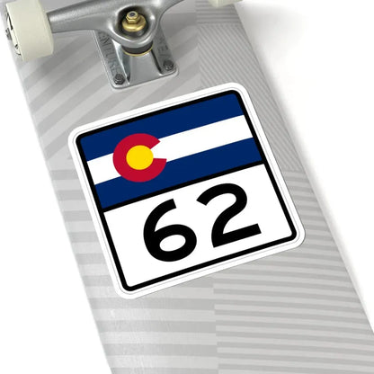 Colorado 62 (Colorado) (Road Sign) STICKER Vinyl Kiss-Cut Decal - The Sticker Space
