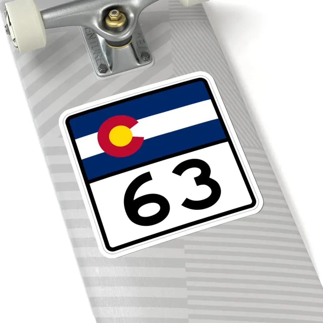 Colorado 63 (Colorado) (Road Sign) STICKER Vinyl Kiss-Cut Decal - The Sticker Space